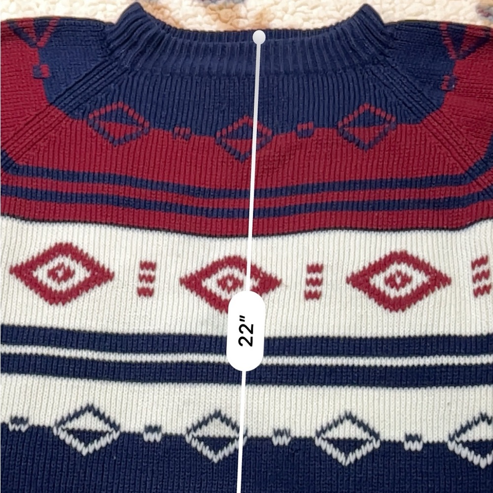 Vintage 80s JCPenny Sweater Mens Small - Picture 5 of 6